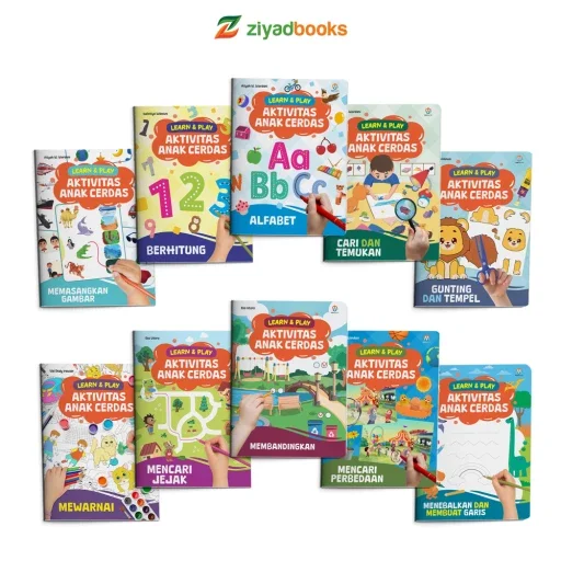 Cover buku Paket Learn & Play - Aktivitas Anak Cerdas