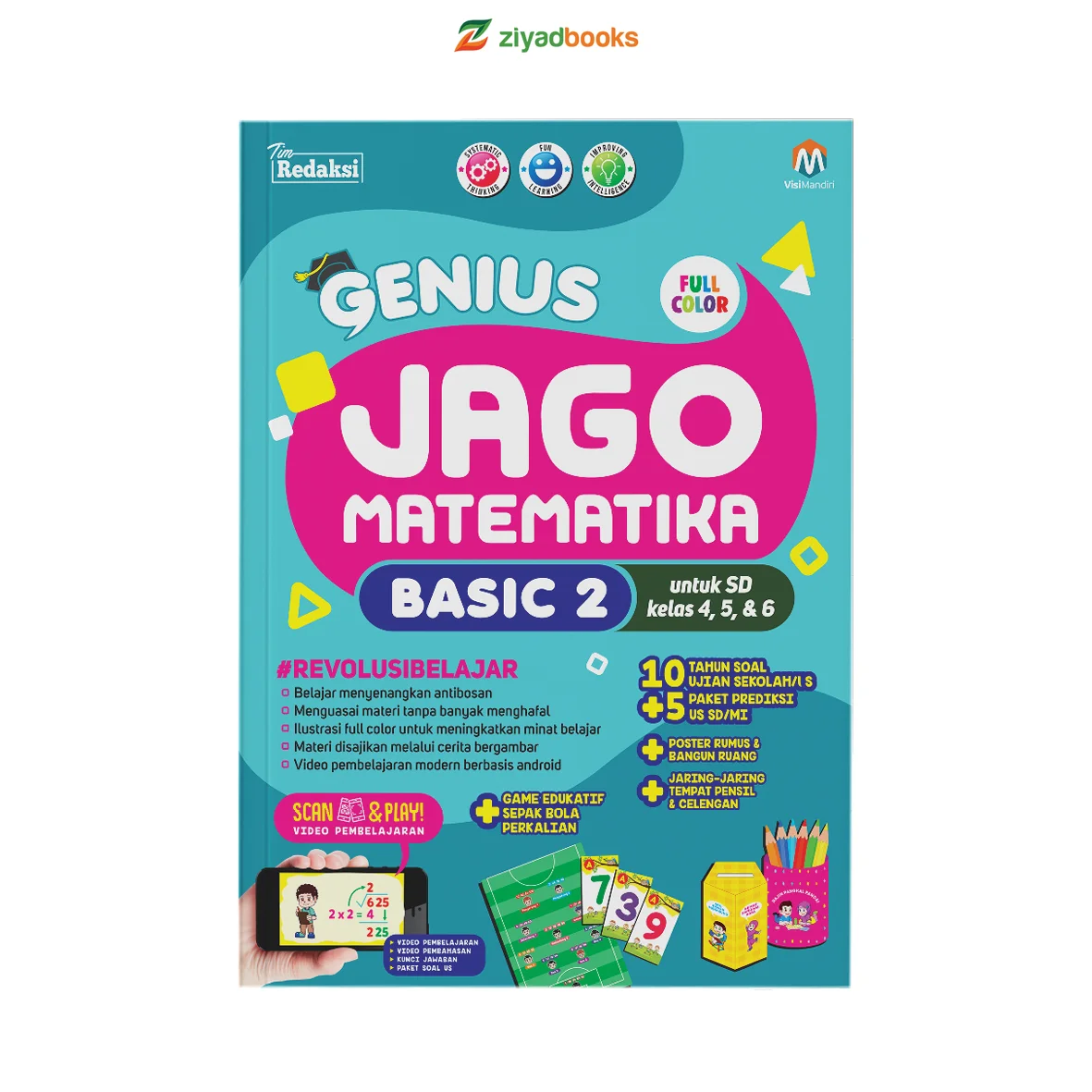 Cover buku Genius Jago Matematika Basic 2
