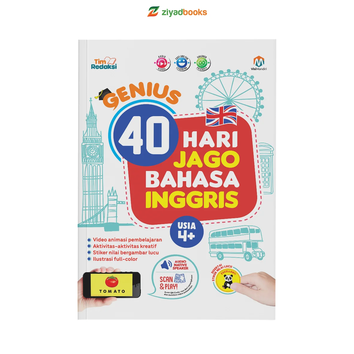 Cover buku Genius 40 Hari Jago Bahasa Inggris