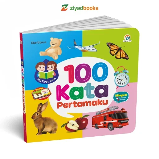 Cover buku My First Book 100 Kata Pertamaku