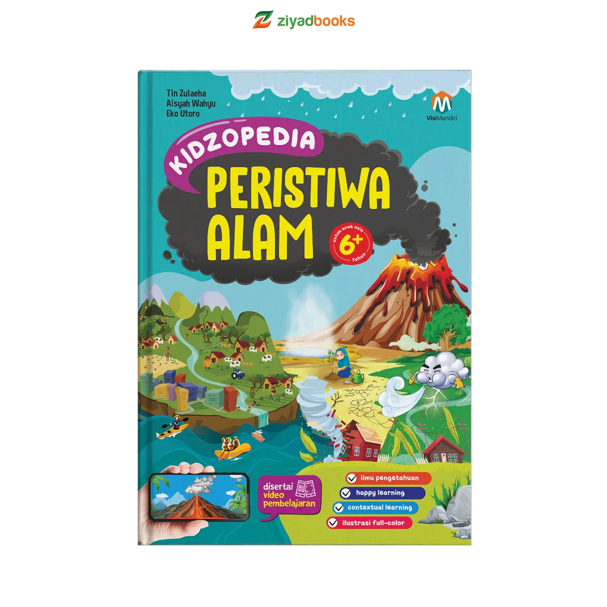 Cover buku Kidzopedia Peristiwa Alam