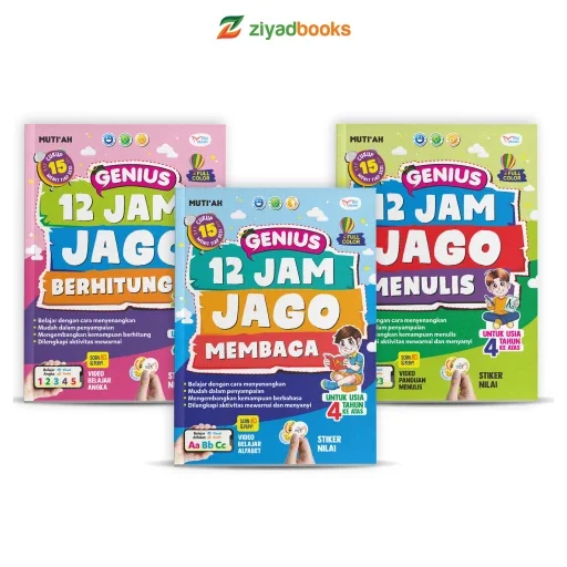 Cover buku Paket Genius 12 Jam Jago Calistung