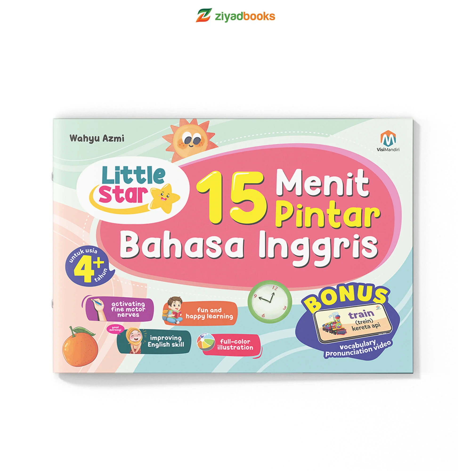 Cover buku Little Star 15 Menit Pintar Bahasa Inggris