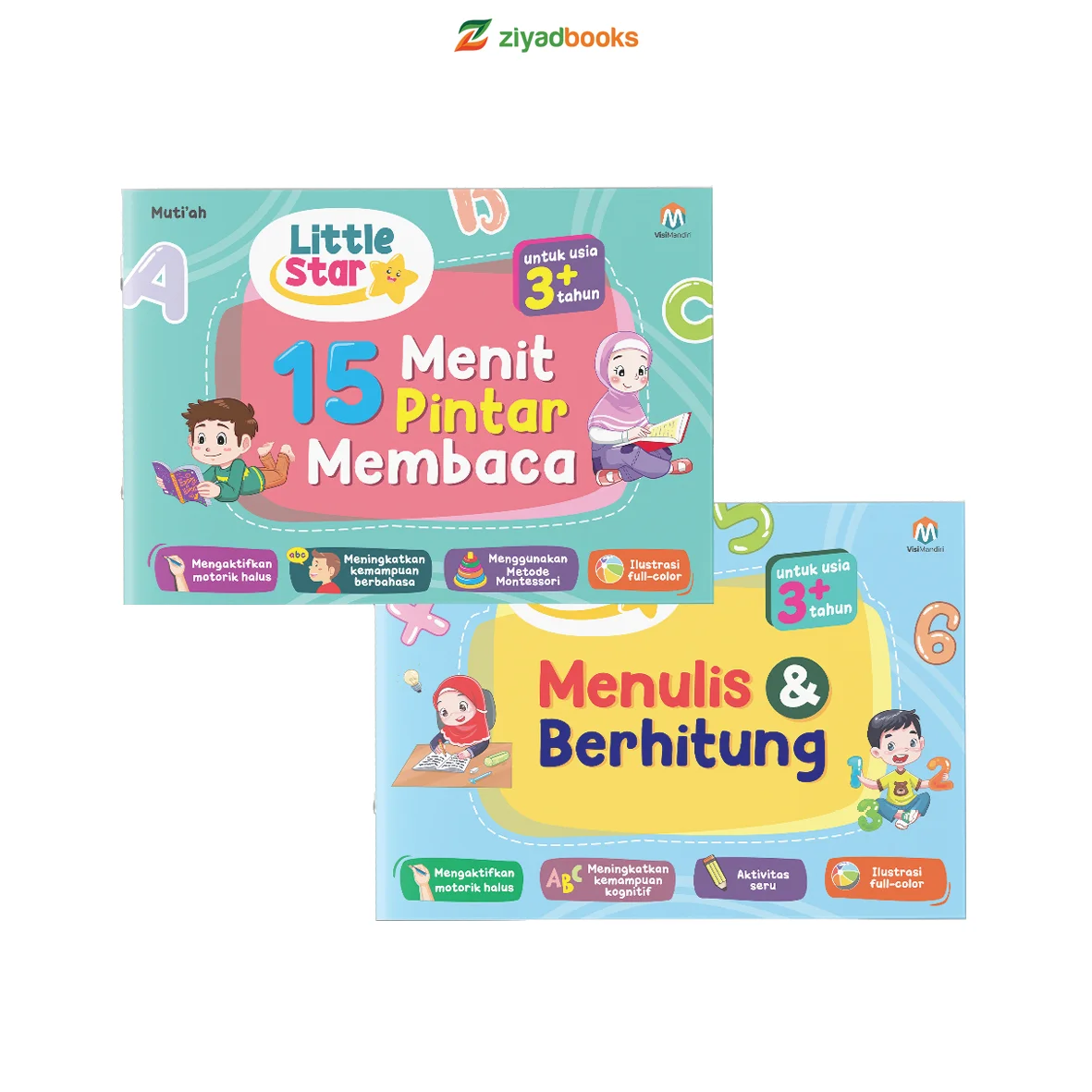 Cover buku Little Star 15 menit Pintar Membaca